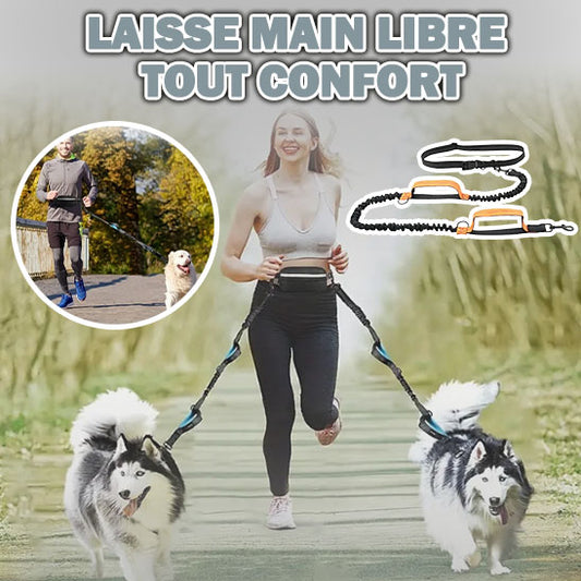 LaisseSportive™ | Laisse mains libres